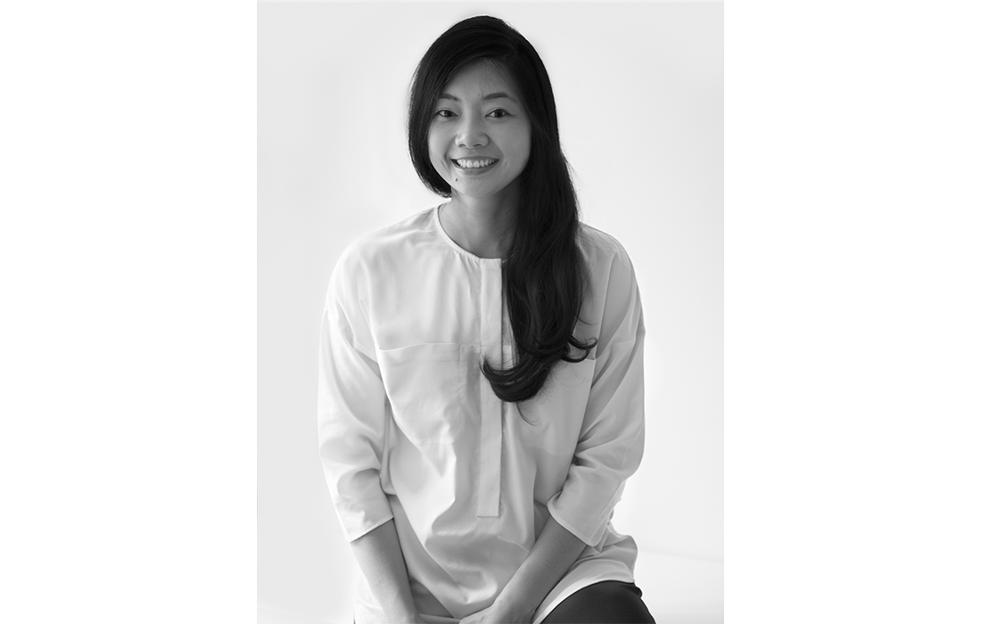 Sort-hvid portræt af designer Chifen Cheng.