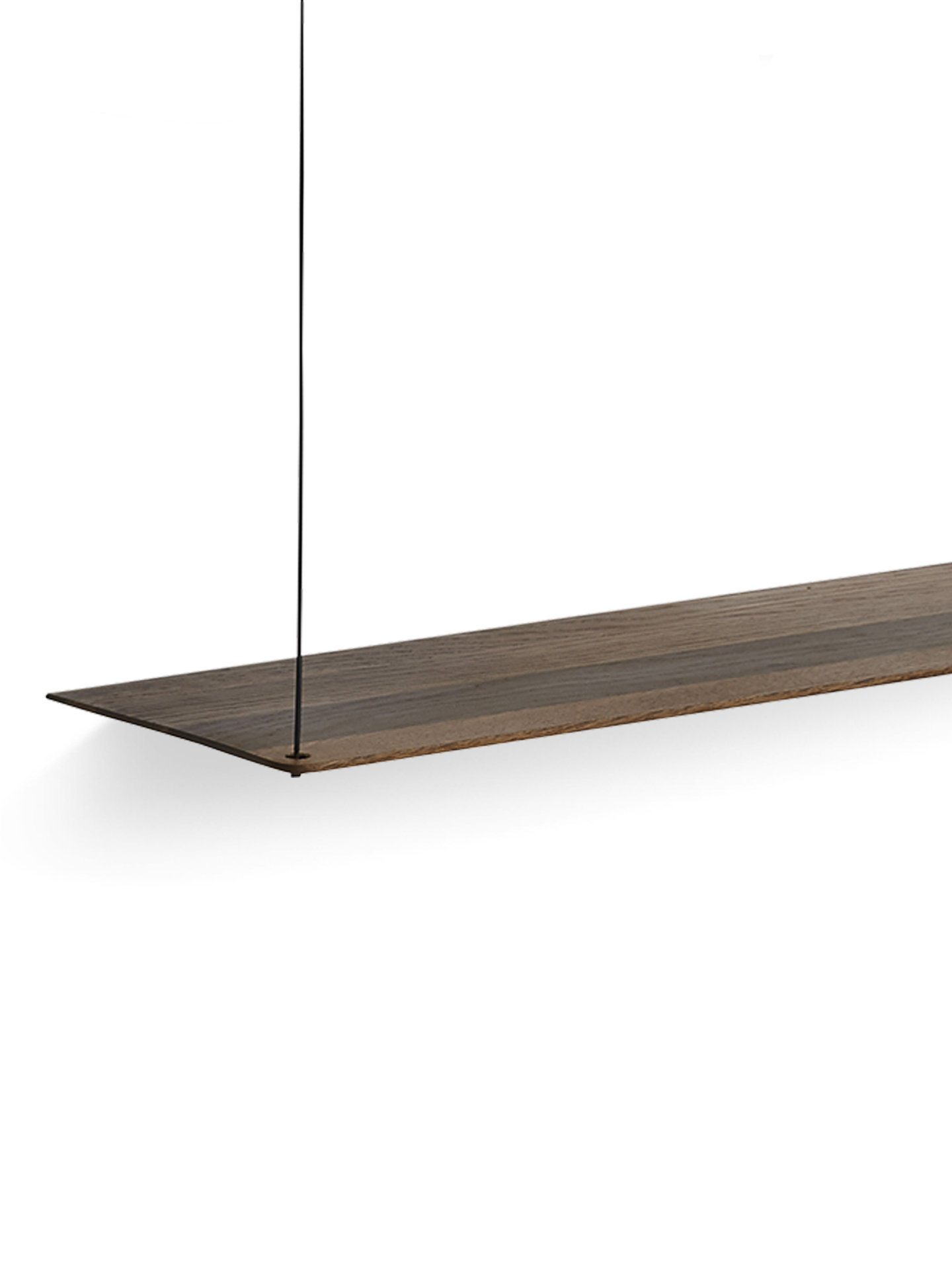 Stedge Hylde (60 cm) - Røget Eg (3 hylder)