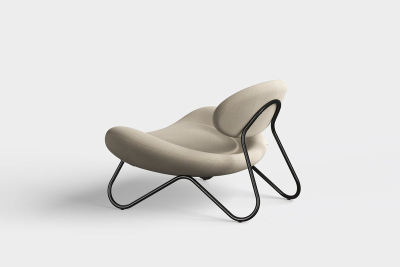 Meadow lounge chair - Off white/Grey/Black