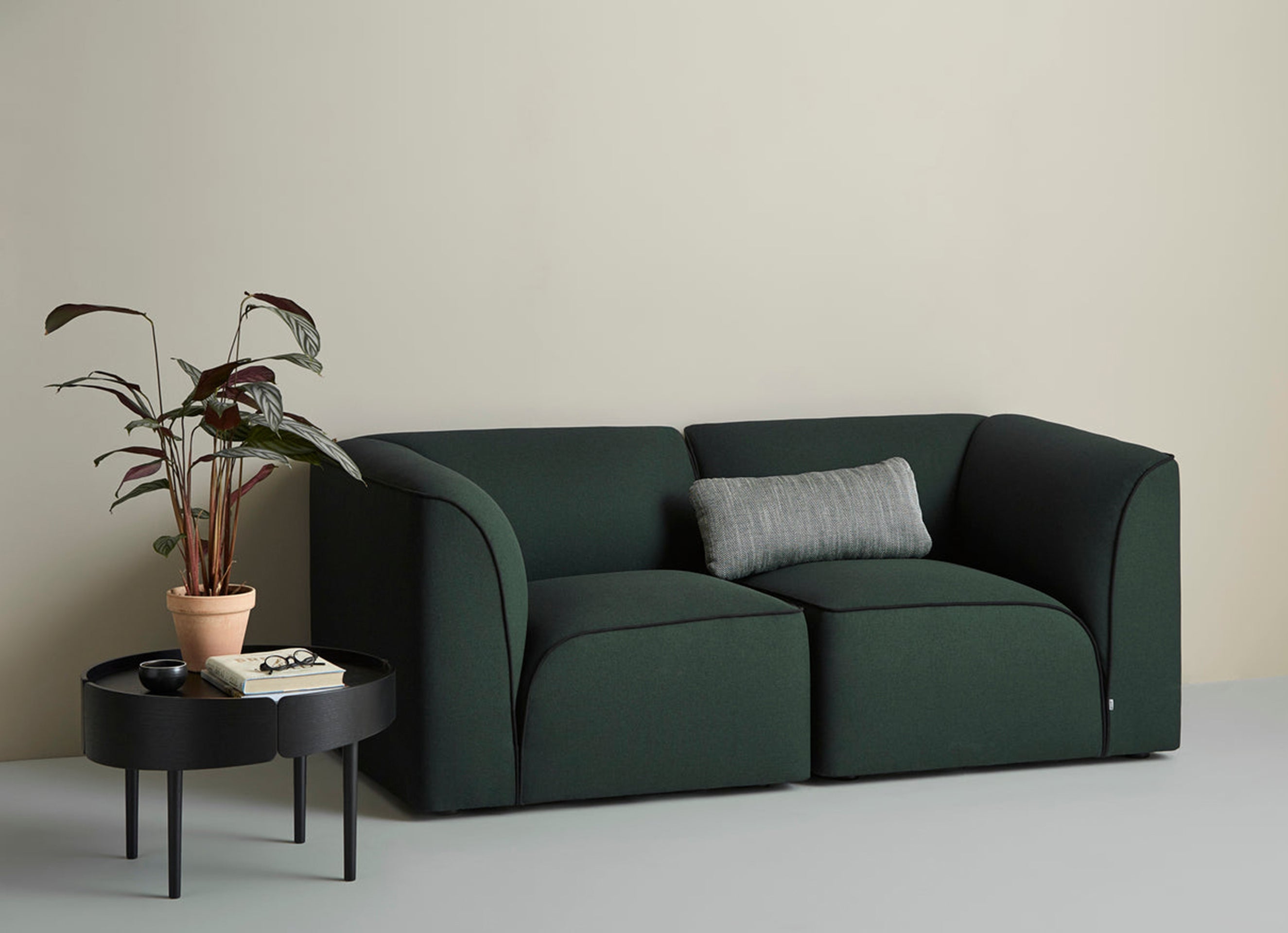 Flora 2-personers - Varm beige