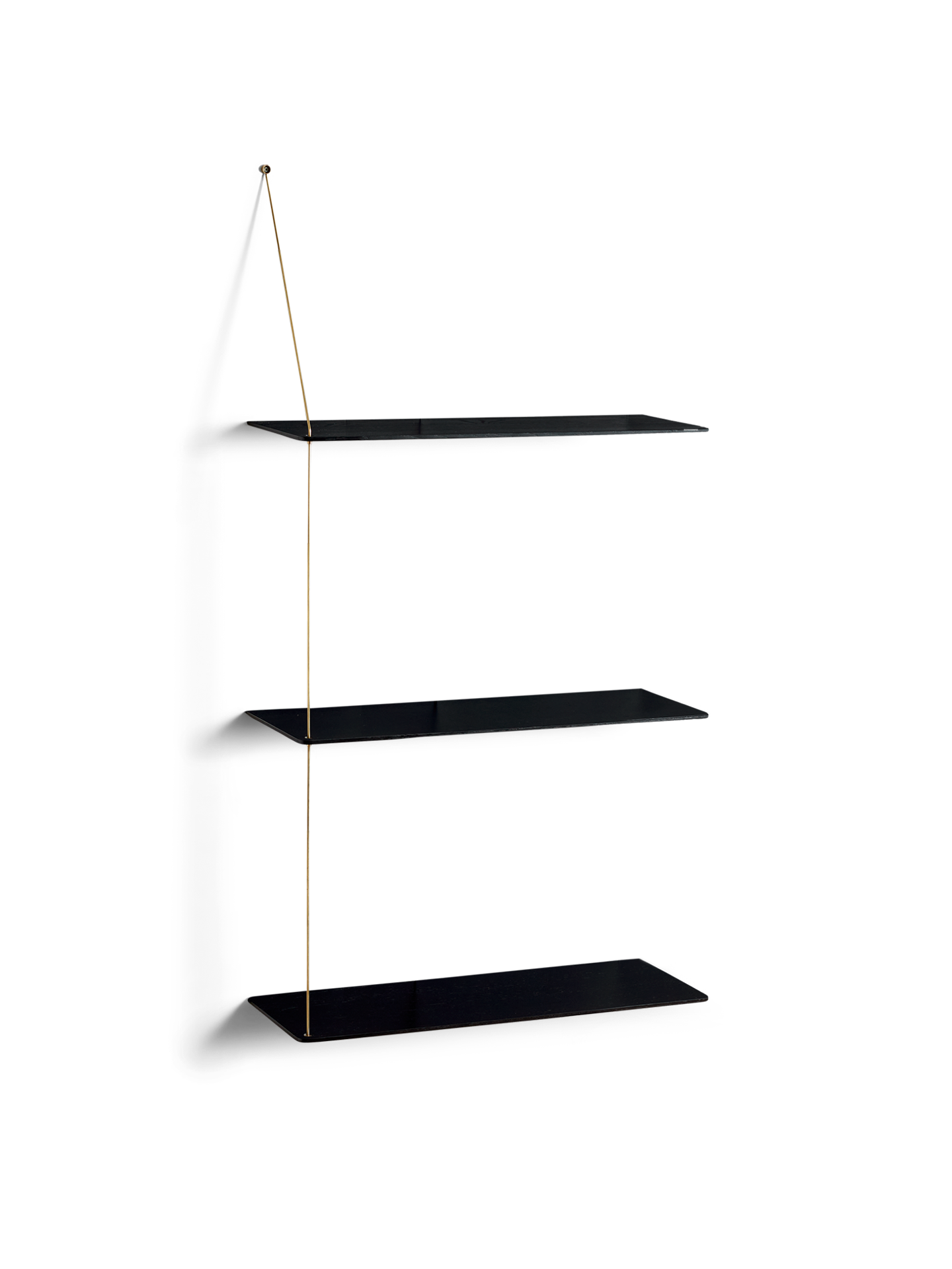 Stedge Hylde - Sort (3 hylder)