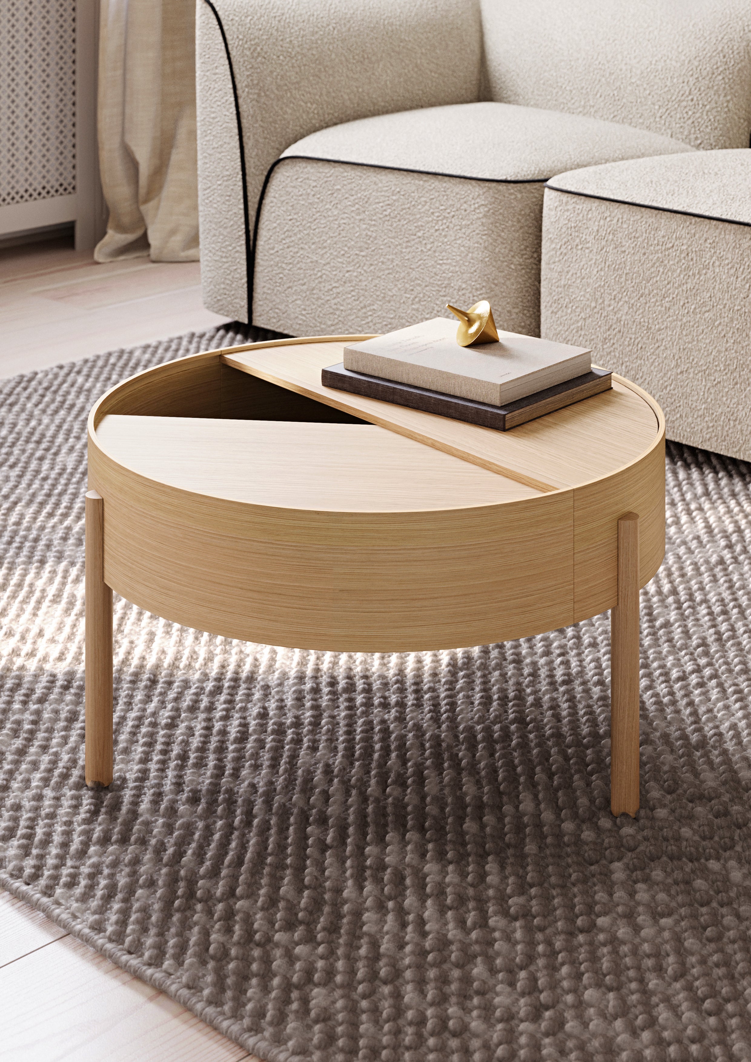 Arc Sofabord (66 cm) - Olieret Eg
