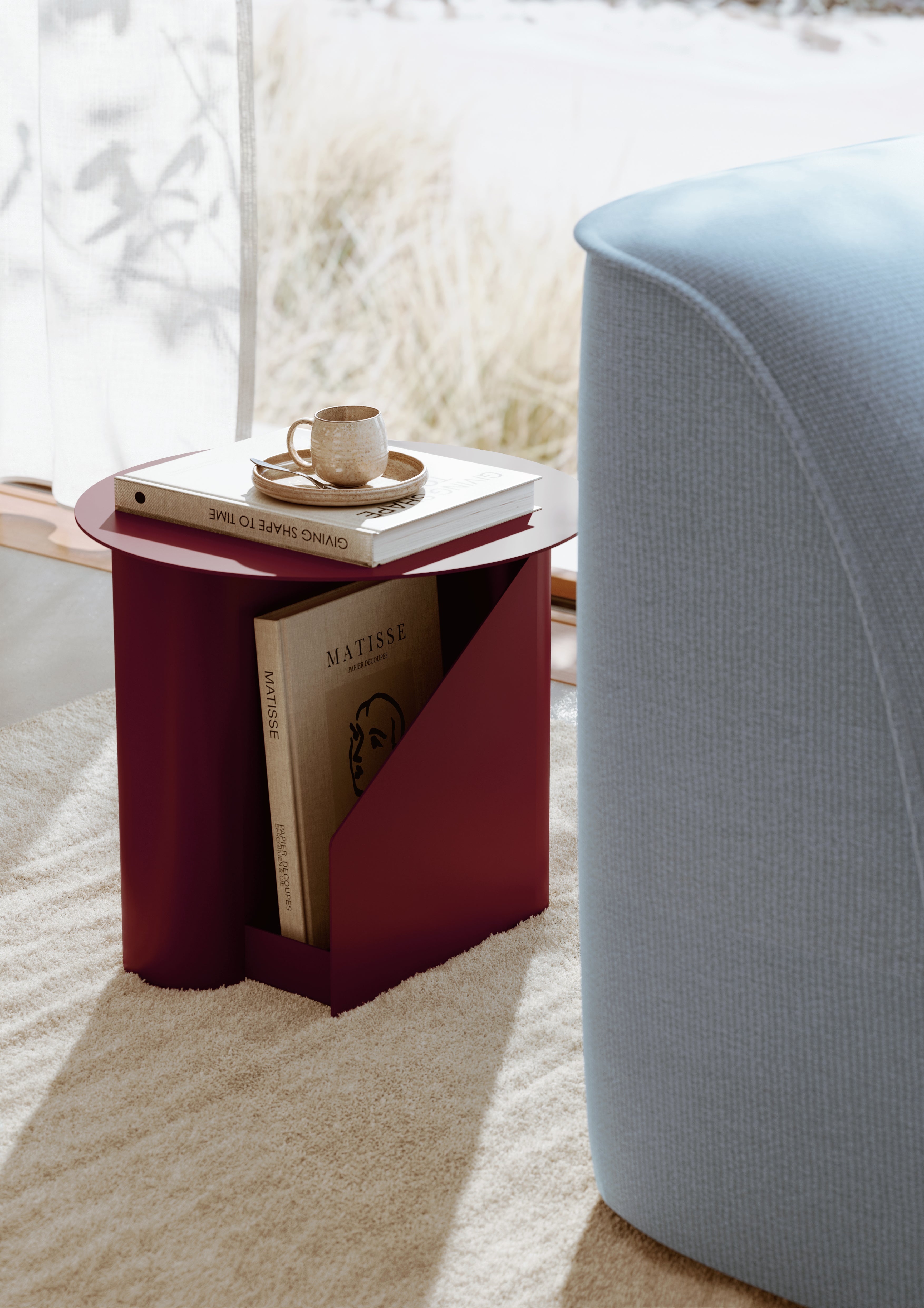 Sentrum Sidebord - Deep red