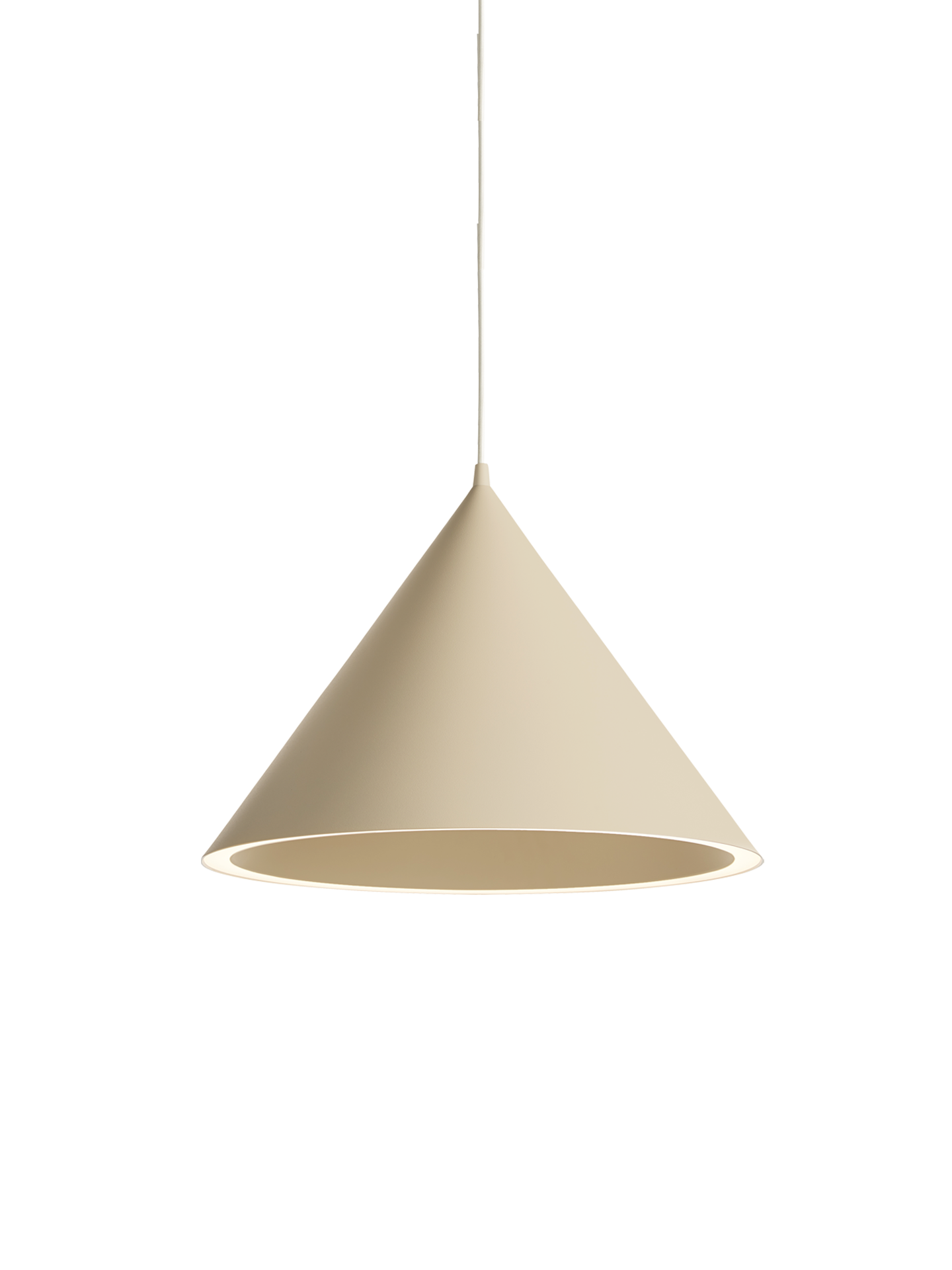 Annular Pendel (stor) - Beige