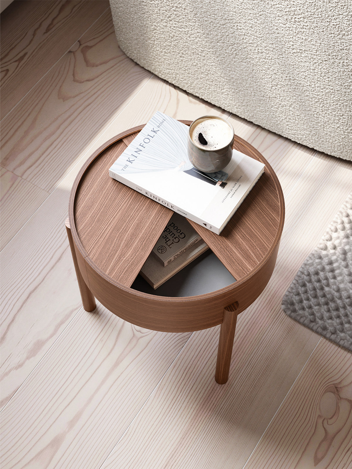 Arc Sidebord (42 cm) - Valnød