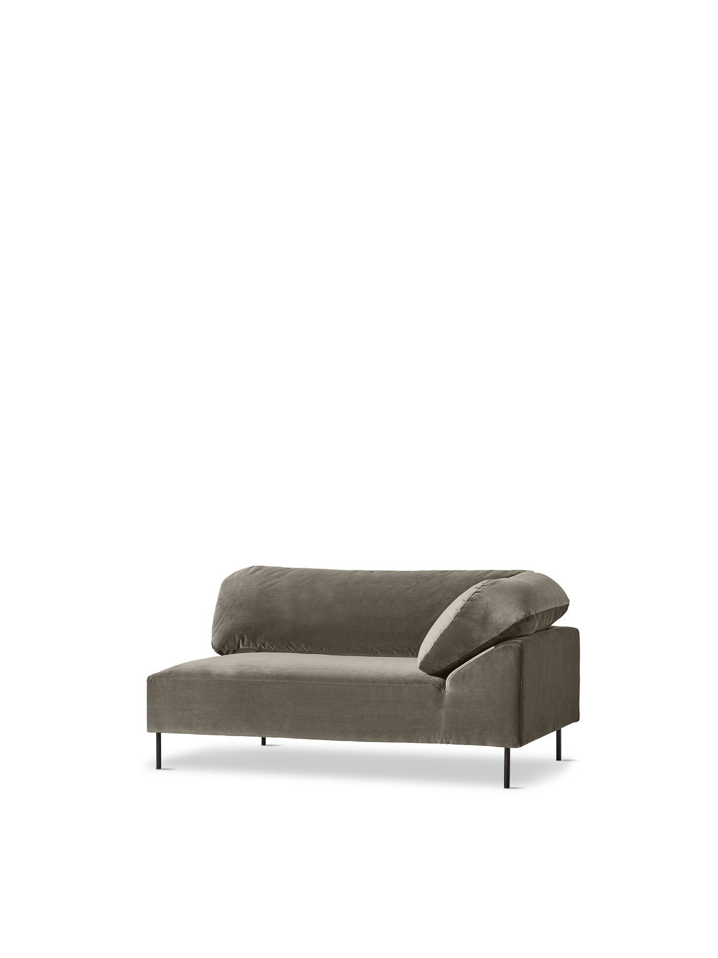 Collar Open end Venstre (armlæn højre) - Taupe