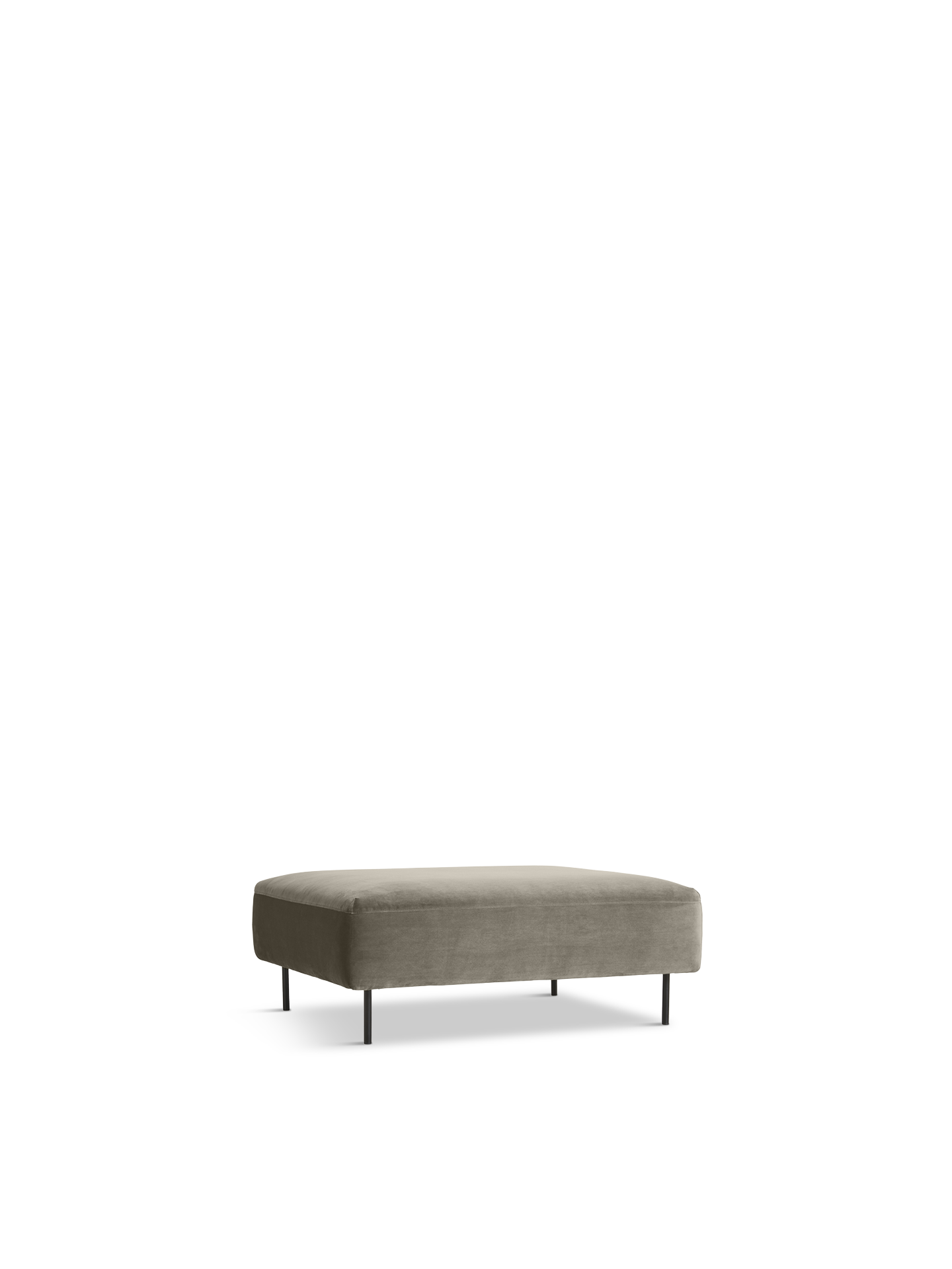 Collar Ottoman - Taupe