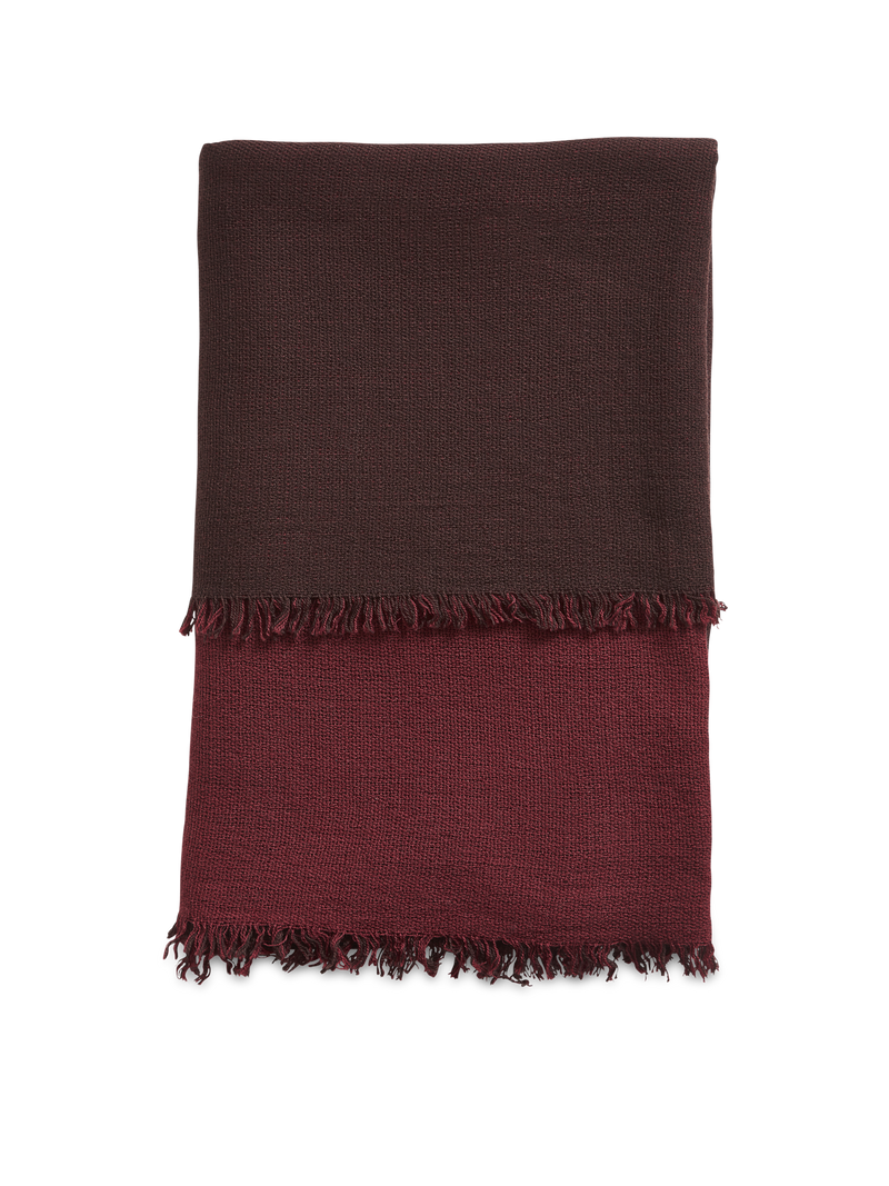 Double throw - Indian red/Chestnut brown