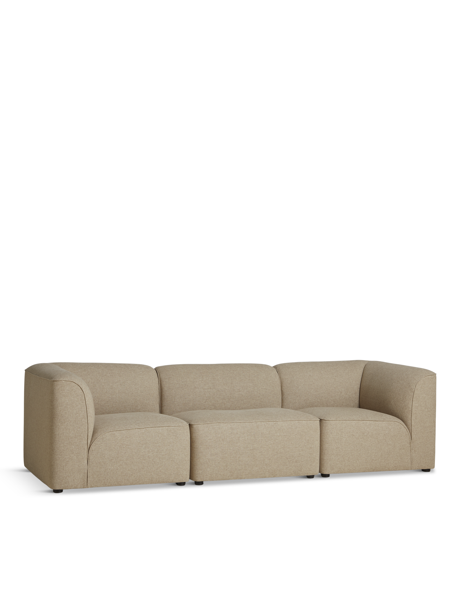 Flora 3-personers sofa - Varm beige