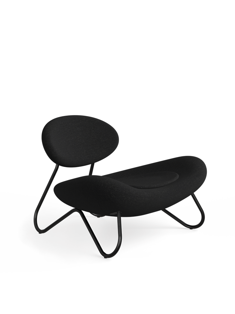 Meadow lounge chair - Charcoal/Black