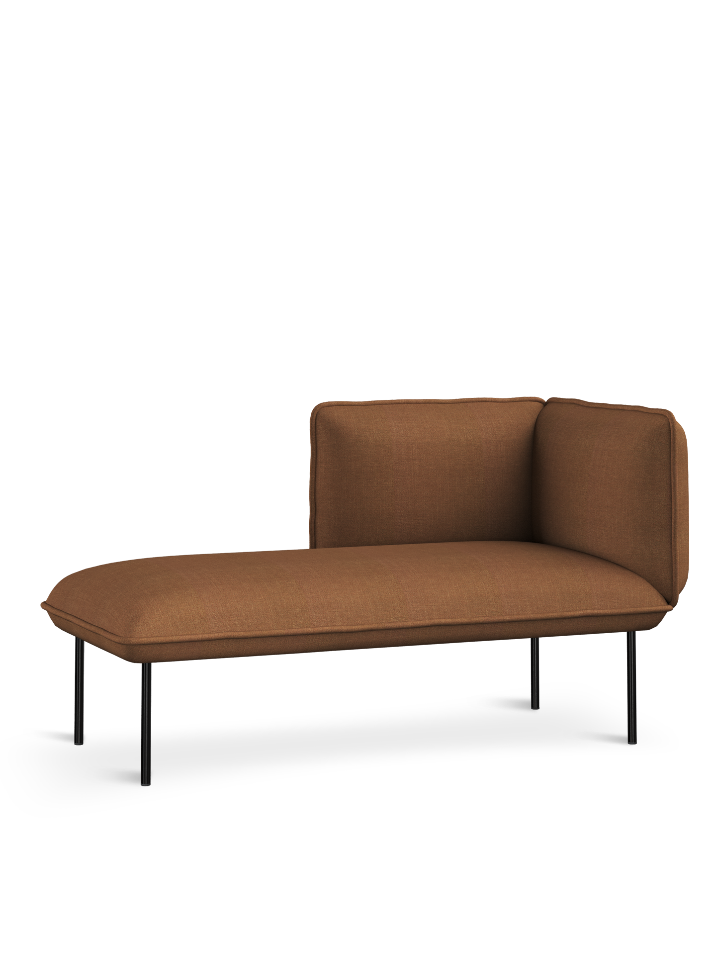 Nakki Lobby Chaiselongue Modul (højre) - Rust