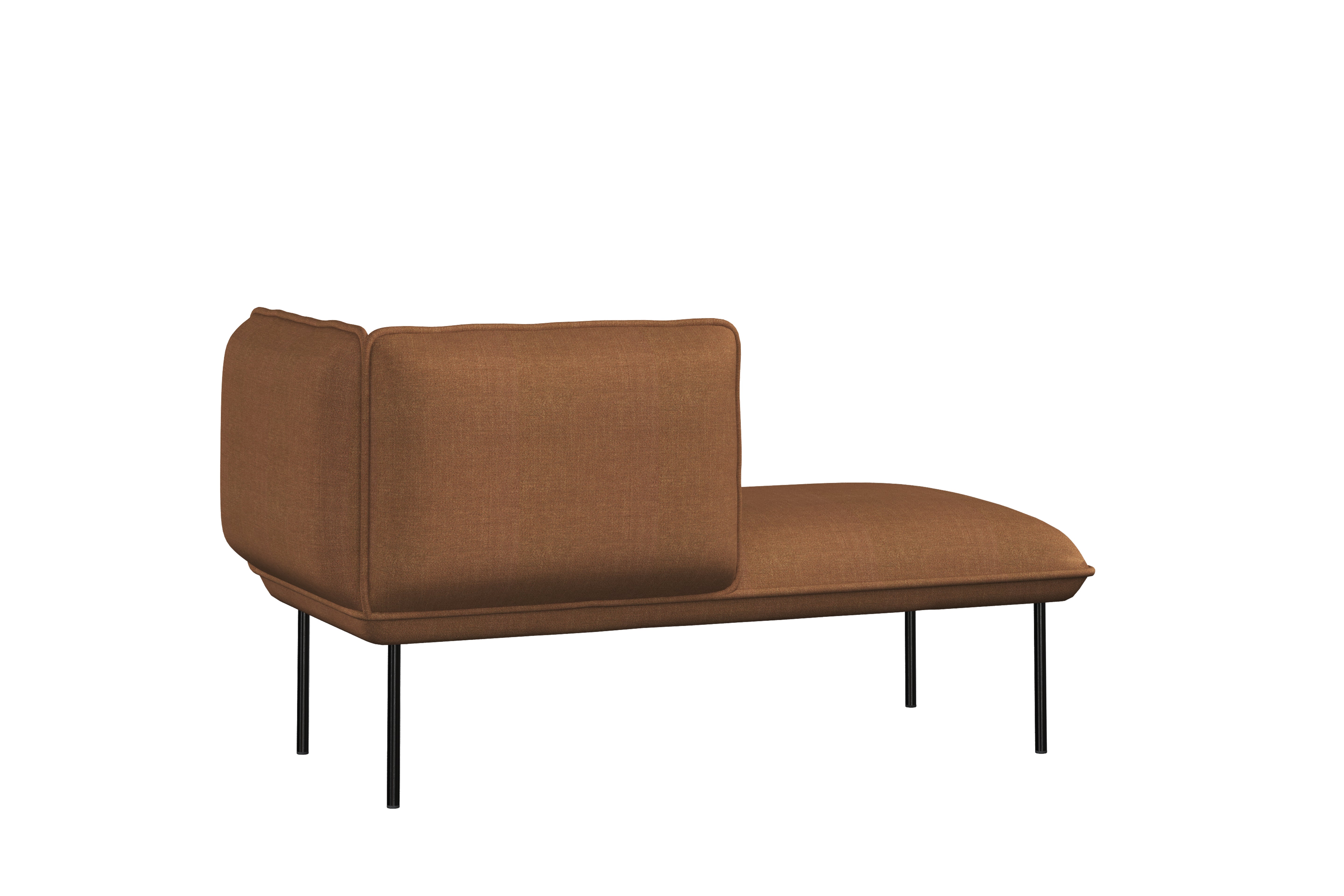 Nakki Lobby Chaiselongue Modul (højre) - Rust
