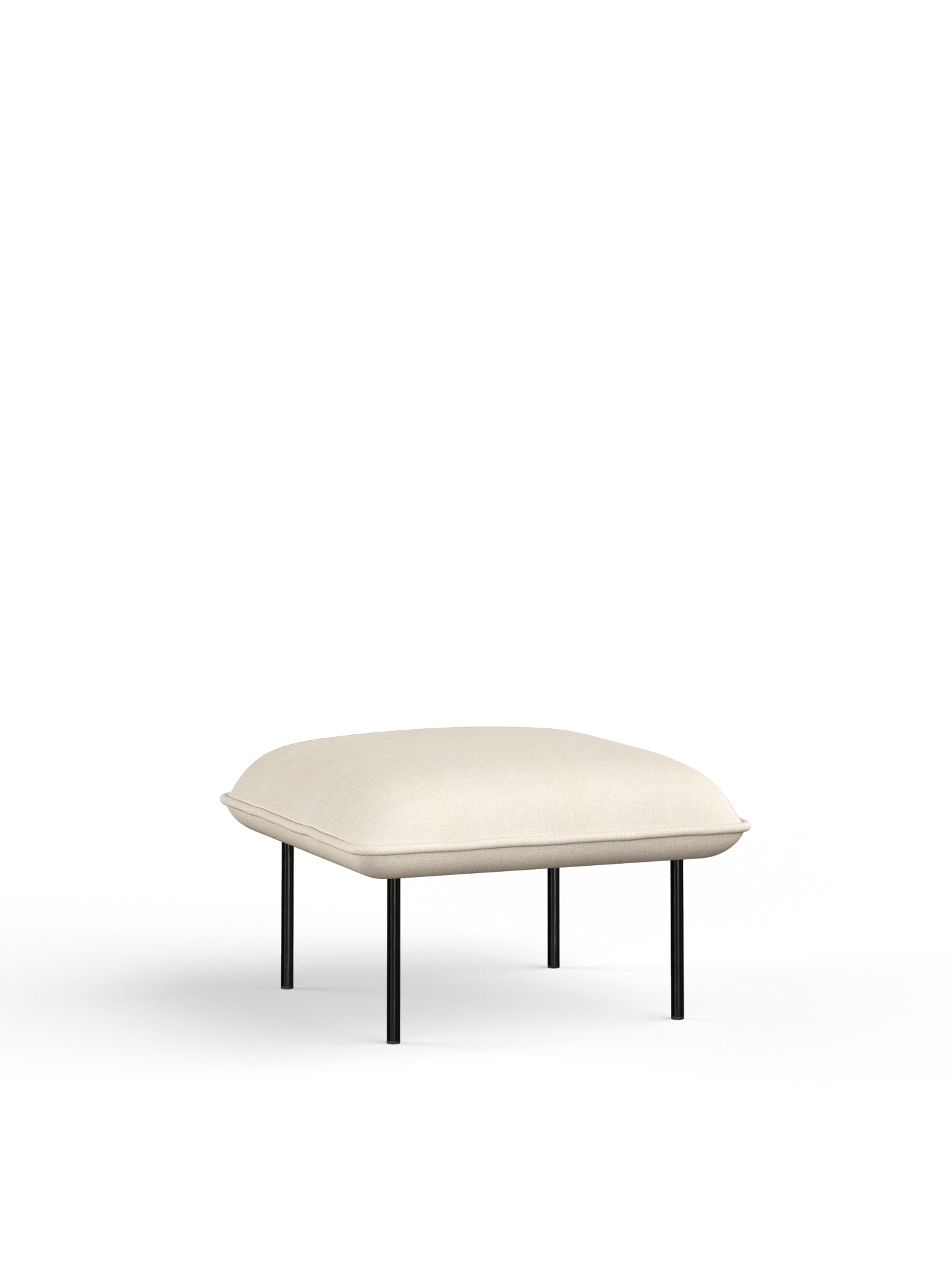 Nakki Lobby Ottoman Modul - Råhvid