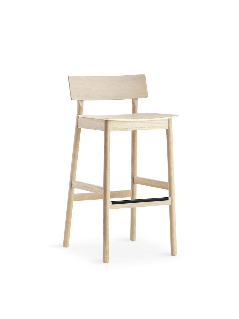 Pause counter chair 2.0 - White pigmented oak