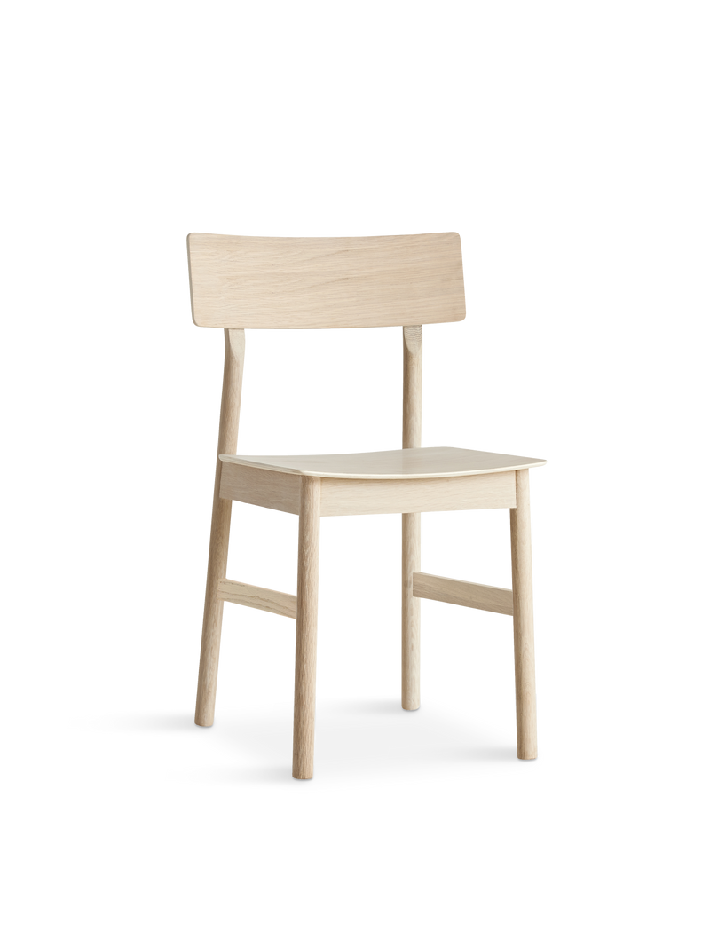 Pause dining chair 2.0 - White pigmented oak