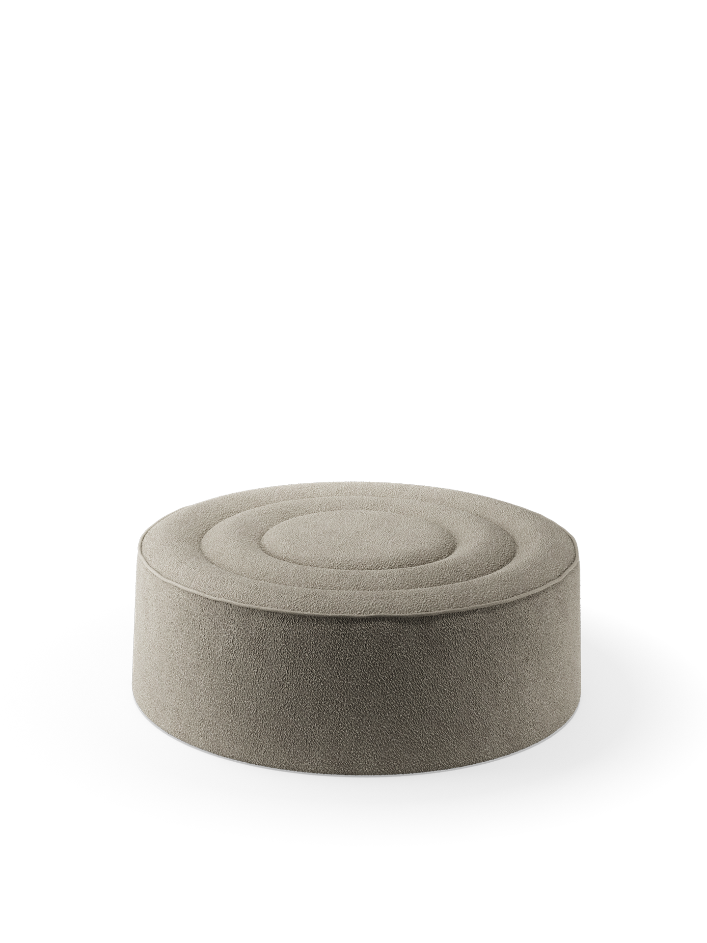 Praline Puf (Ø122 cm) - Natural bouclé