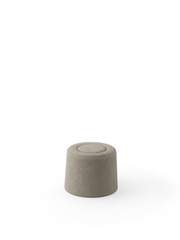 Praline pouf (Ø52 cm) - Natural bouclé