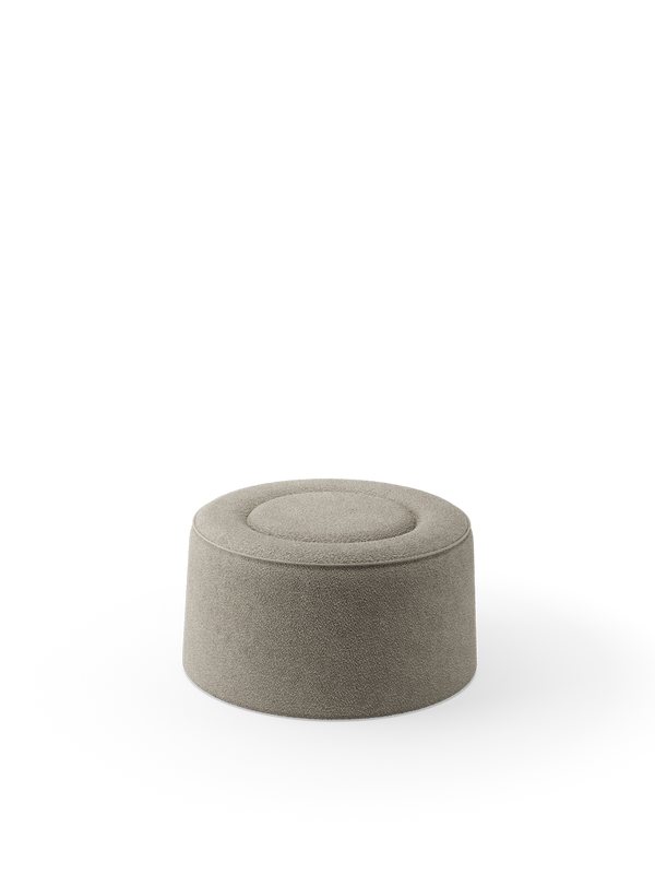 Praline pouf (Ø78 cm) - Natural bouclé