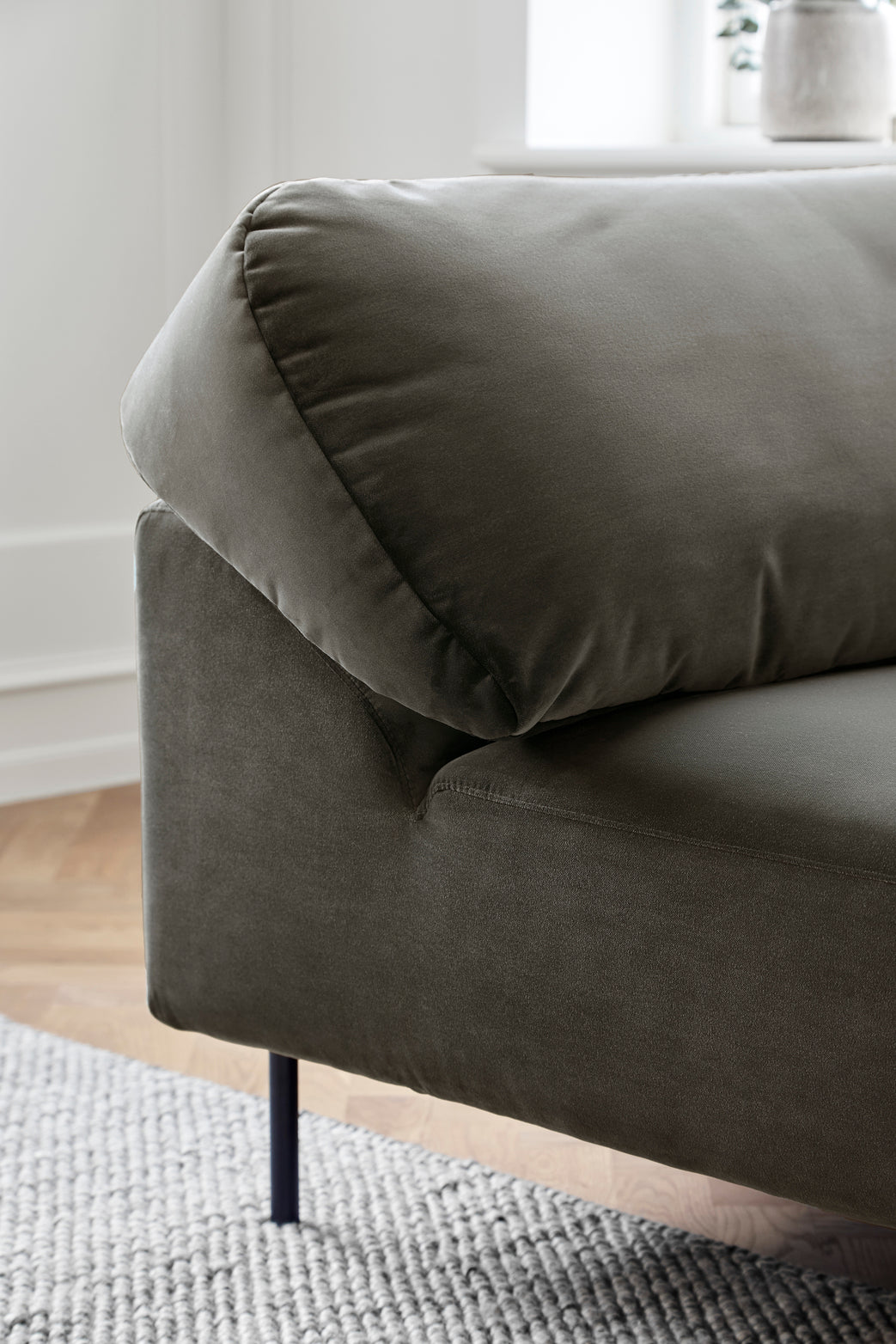 Collar Open end Venstre (armlæn højre) - Taupe