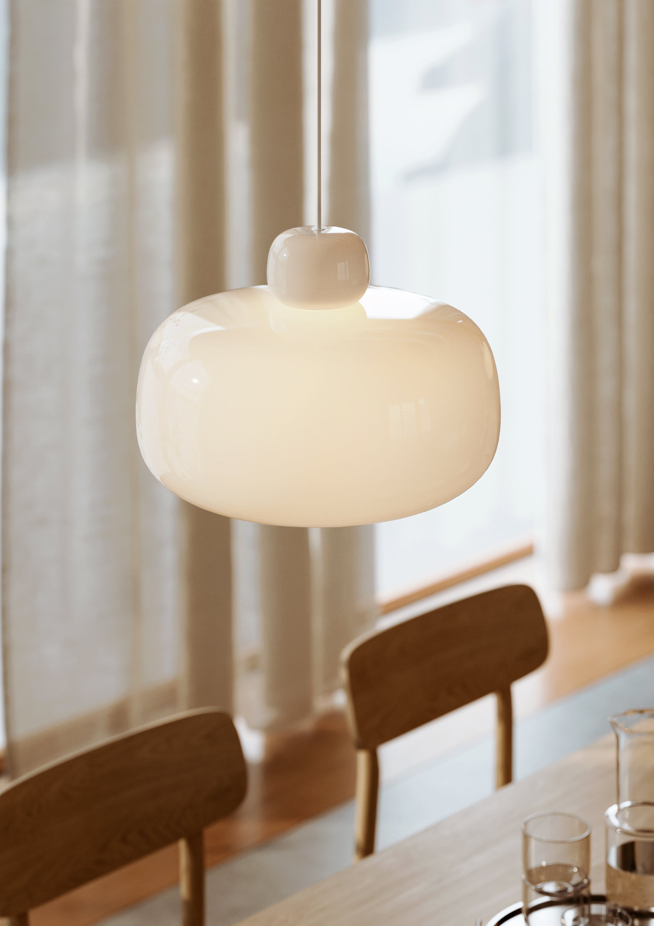 Stone Pendel (stor) - Glas