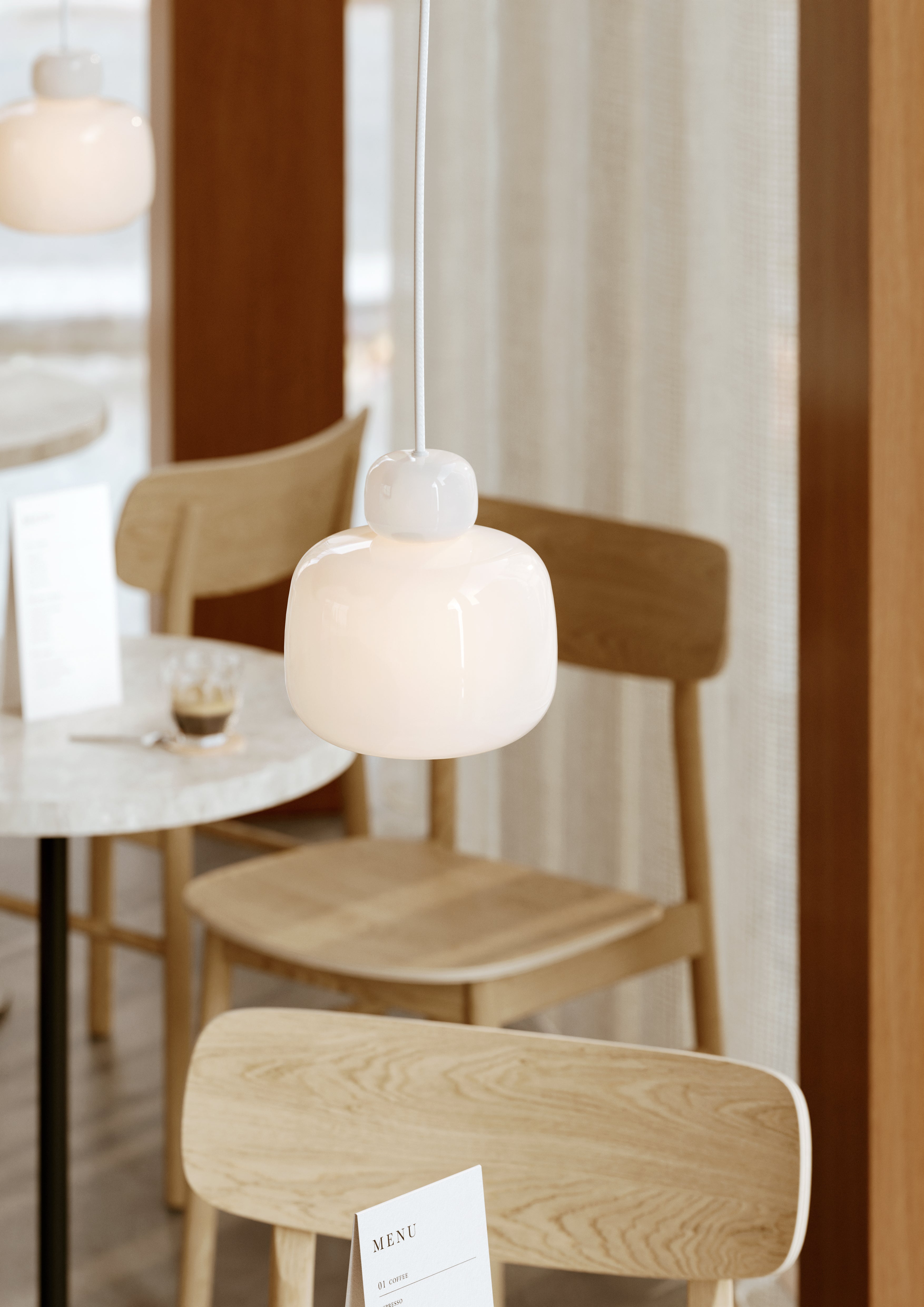 Stone Pendel (lille) - Glas