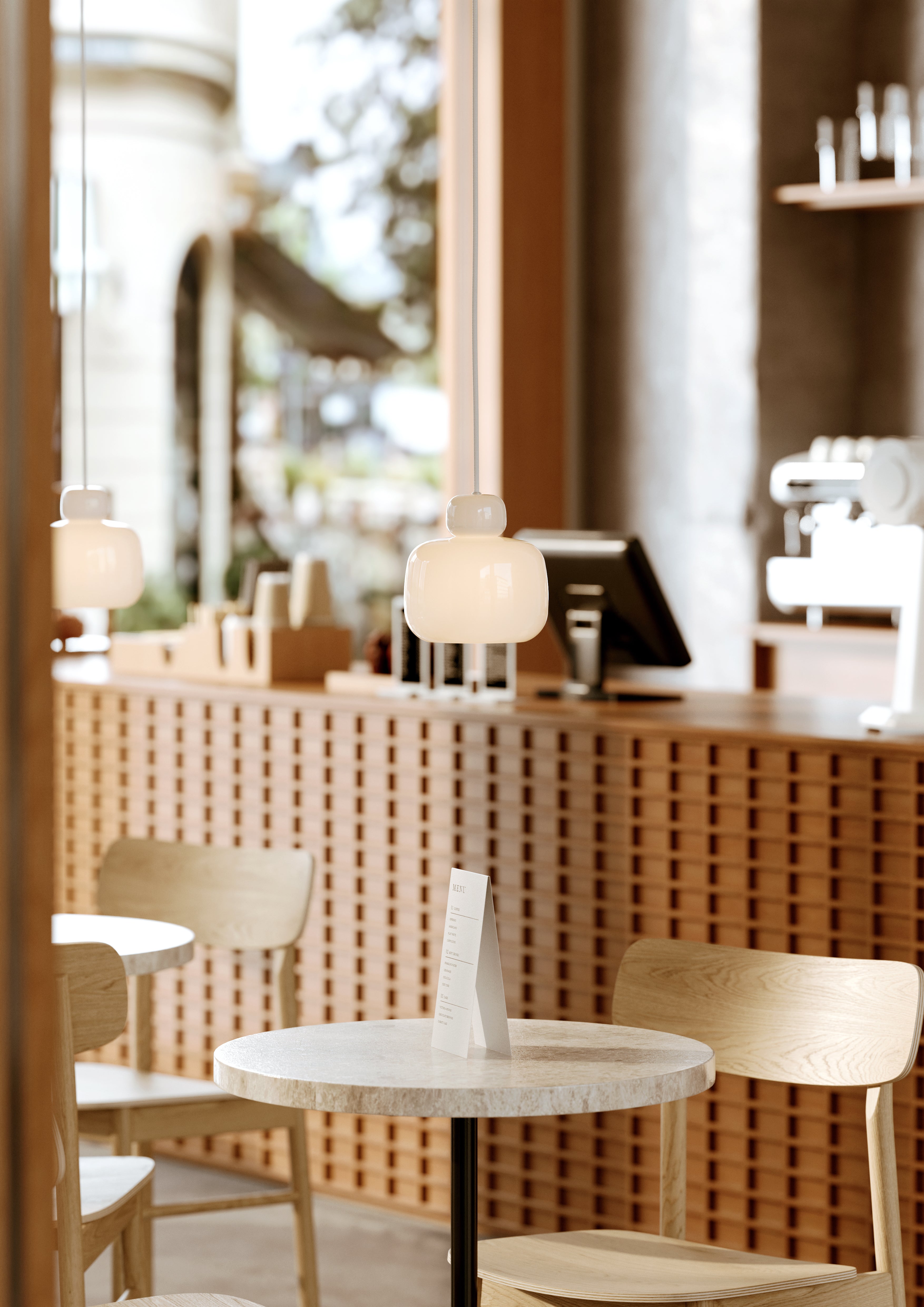 Stone Pendel (lille) - Glas