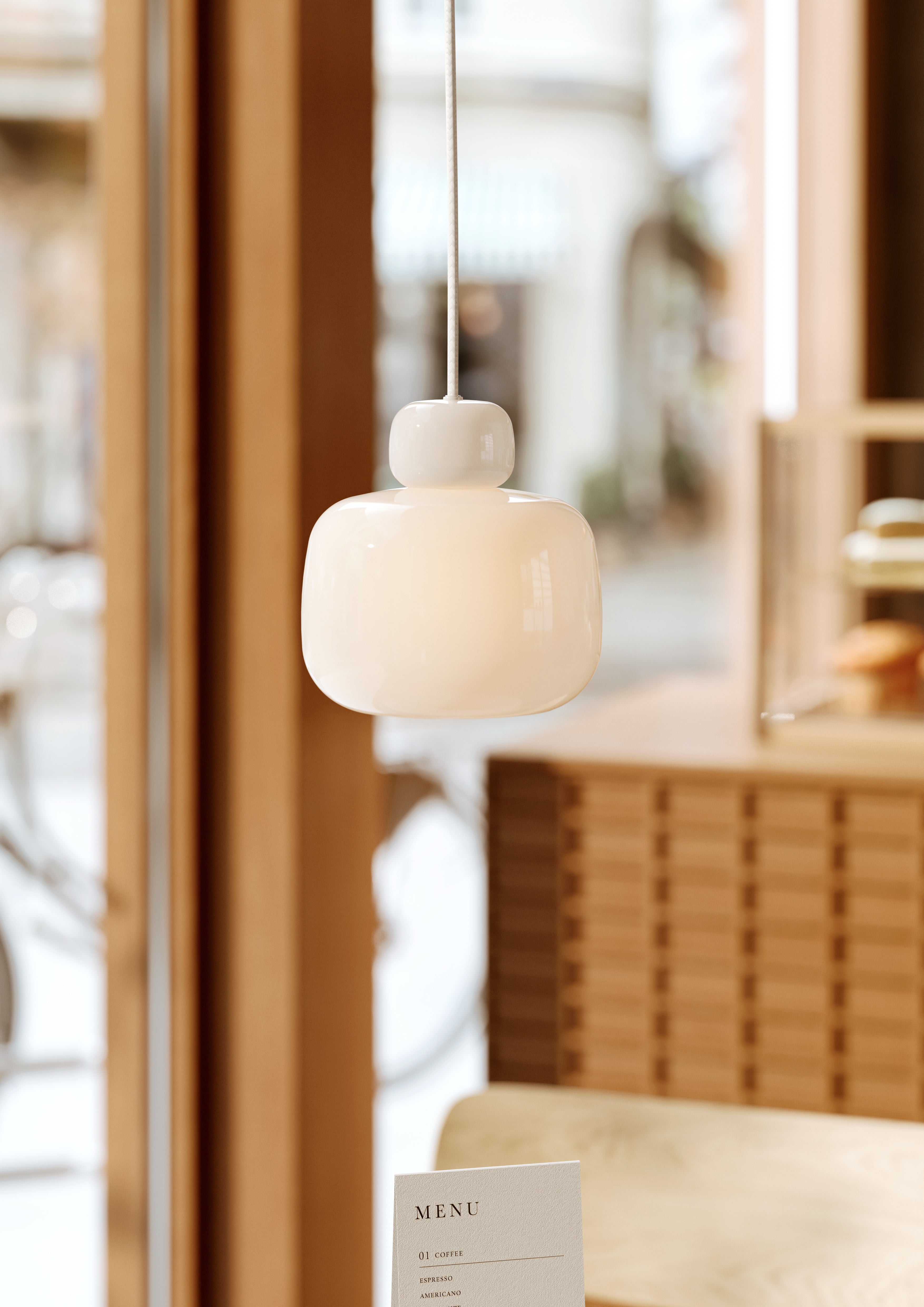 Stone Pendel (lille) - Glas