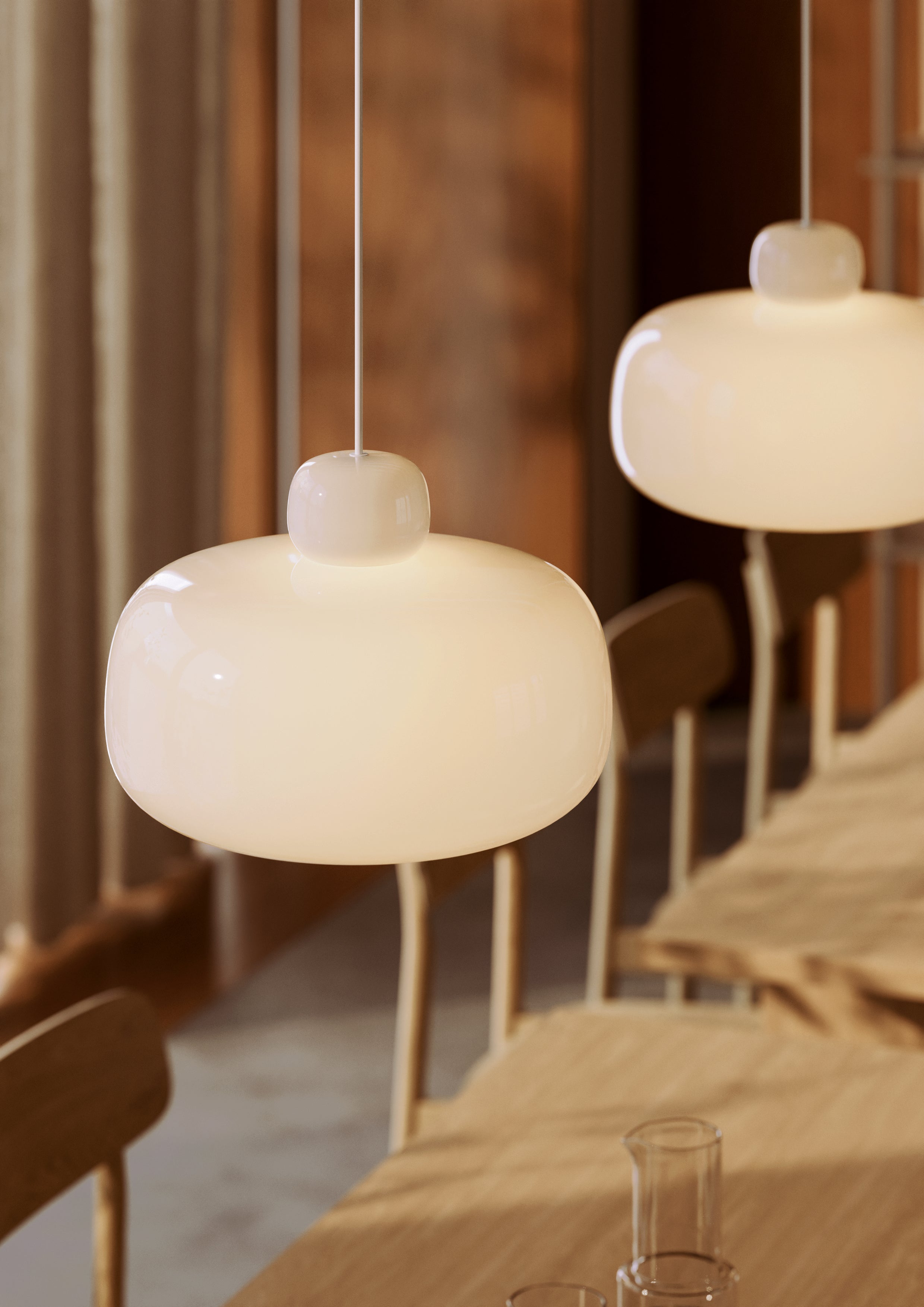 Stone Pendel (stor) - Glas