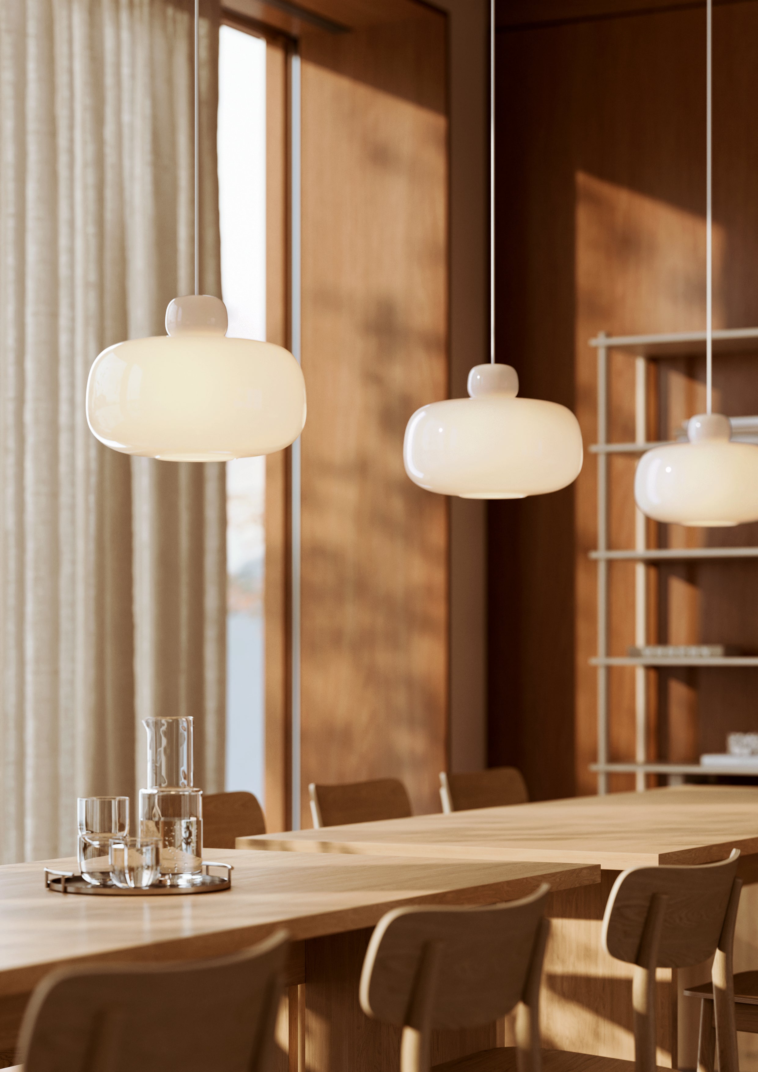 Stone Pendel (stor) - Glas