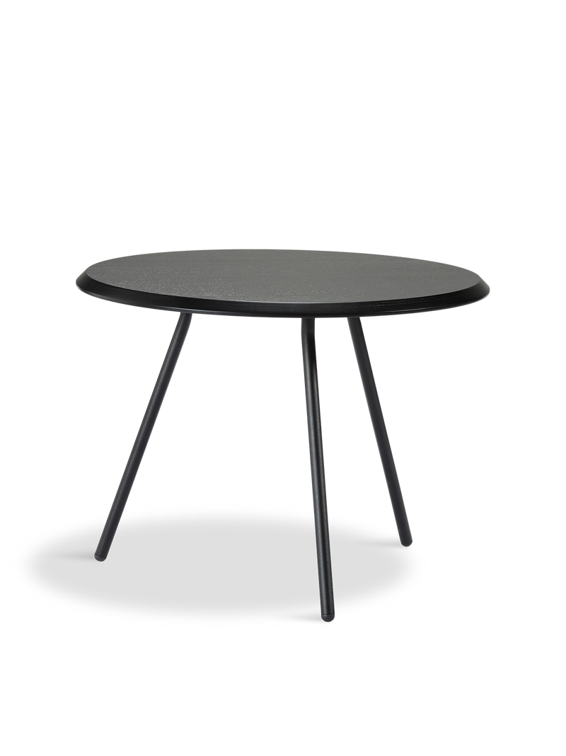 Soround coffee table - Black ash (Ø60xH44,50)