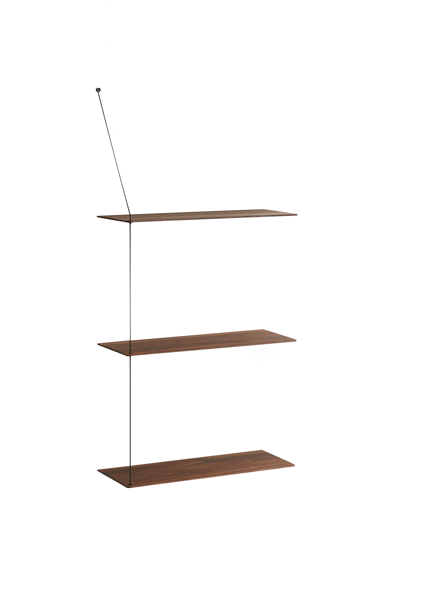 Stedge Hylde (60 cm) - Røget Eg (3 hylder)