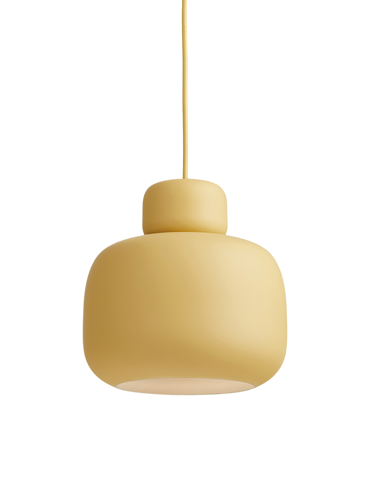 Stone Pendel (stor) - Mustard