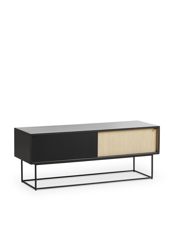 Virka sideboard (Low) - Oak/black