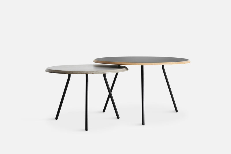 Soround coffee table - Black (Ø75xH40,50)