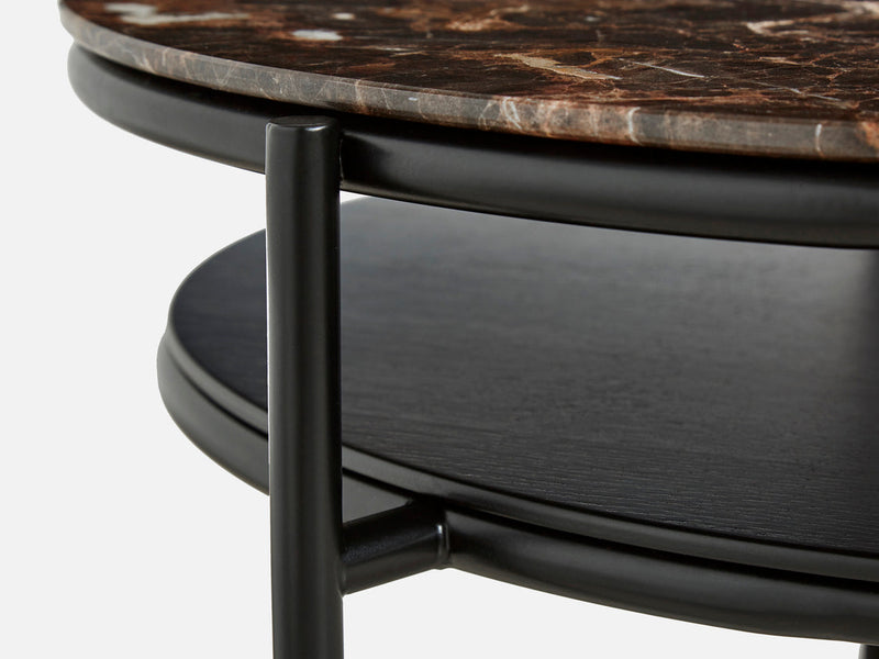 Verde coffee table - Brown marble