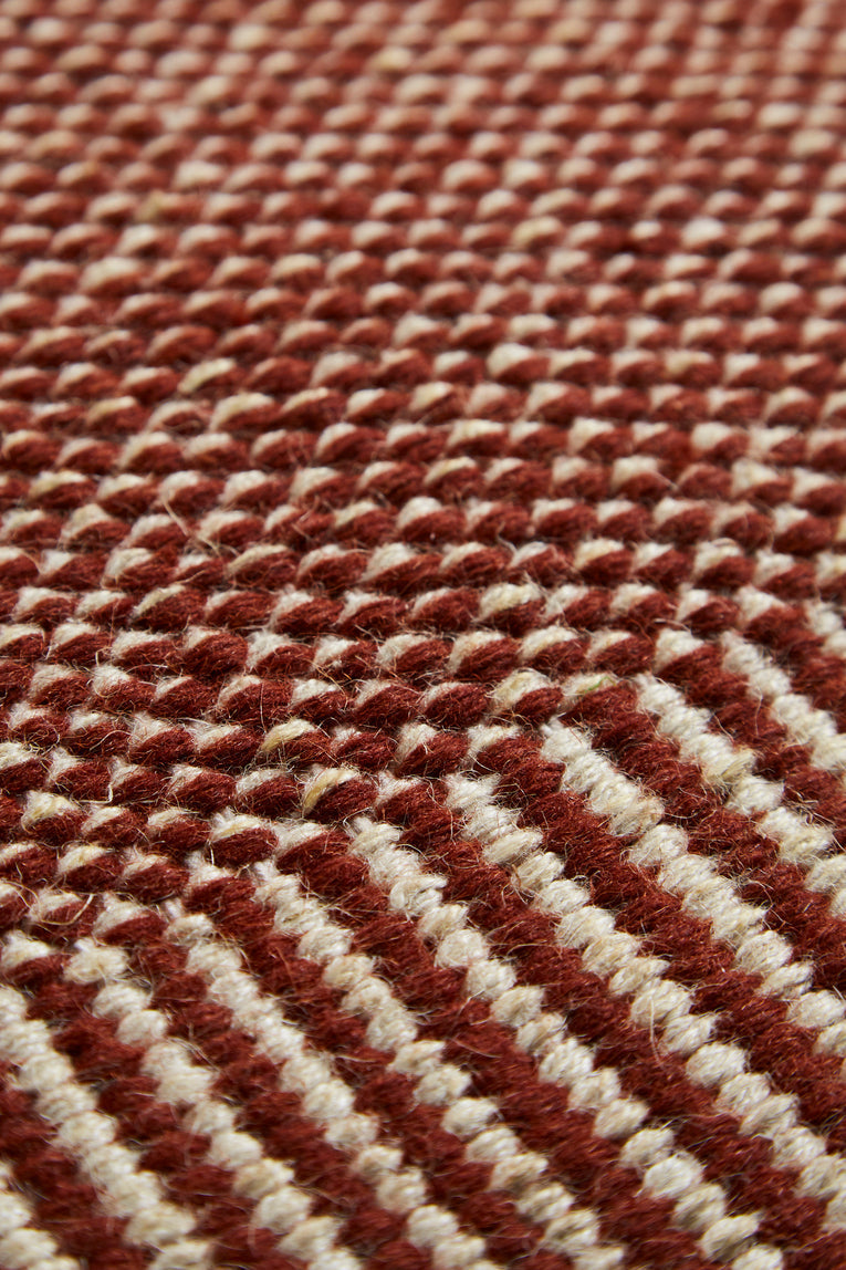 Rombo rug (170 x 240) - Rust