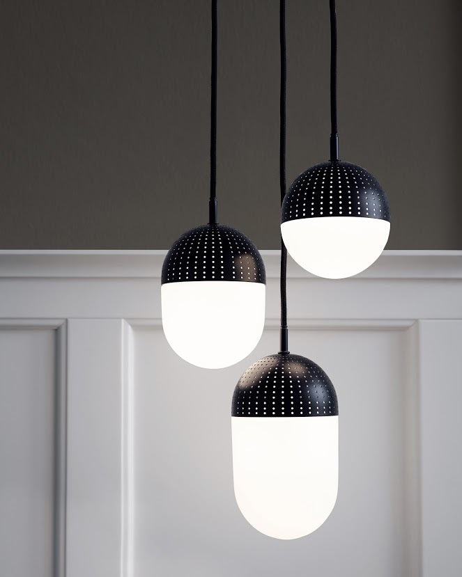 Dot Pendel (medium) - Sort