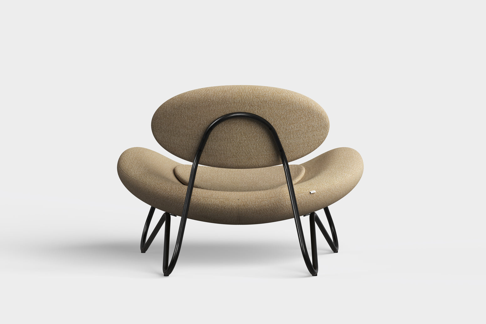 Meadow Loungestol - Beige/Sort