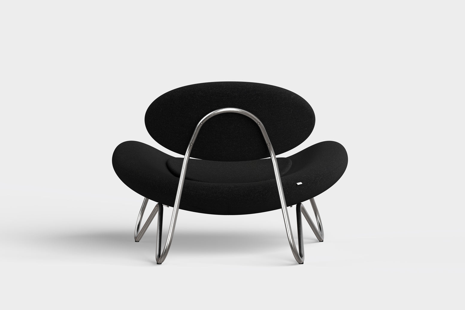 Meadow Loungestol - Charcoal/Børstet Stål