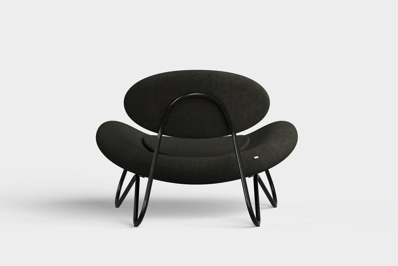 Meadow lounge chair - Dark brown/Black
