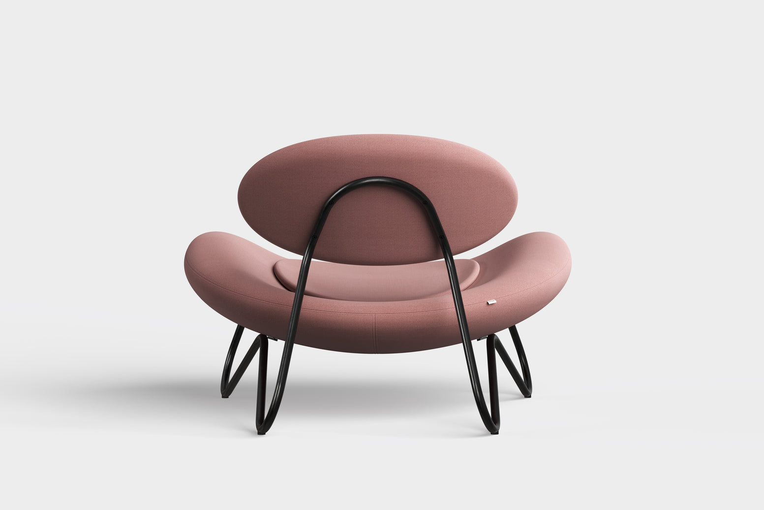 Meadow Loungestol - Støvet rosa/Sort