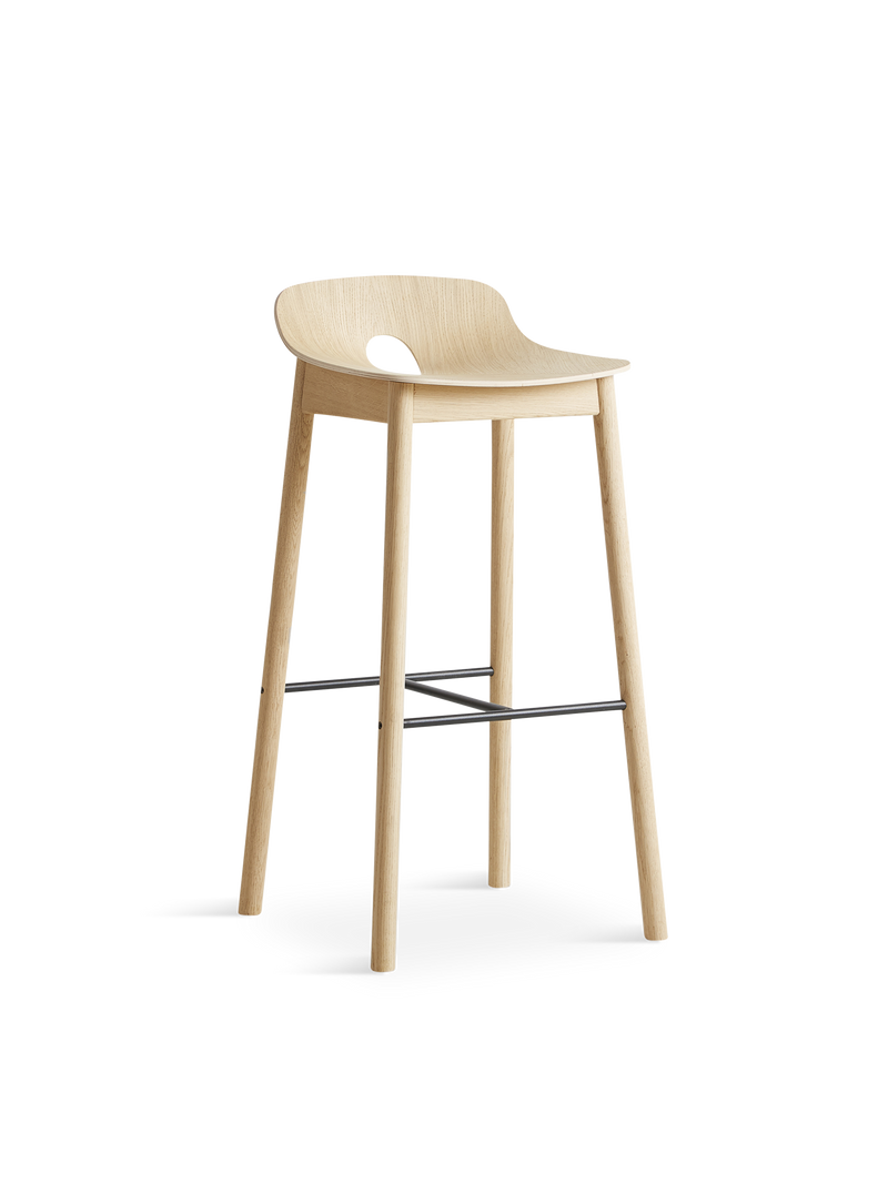 Mono bar stool - White pigmented oak