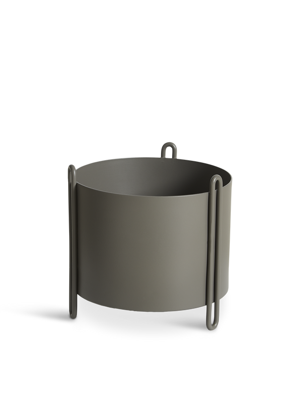 Pidestall planter (Small) - Taupe
