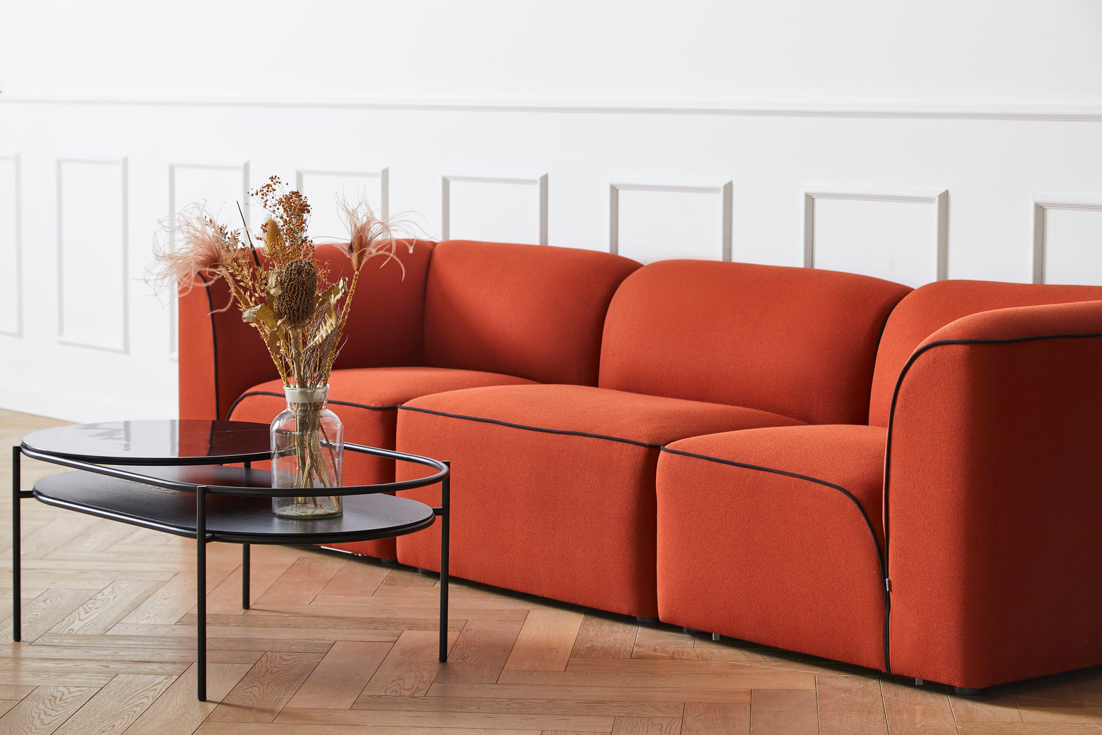 Flora 3-personers sofa - Lys sand