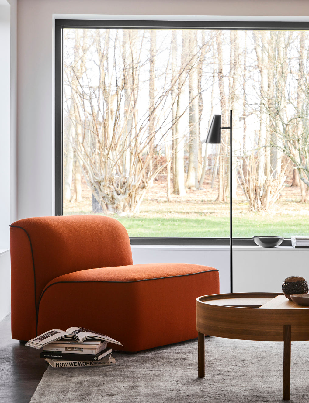 Flora Midtermodul (90 cm) - Varm beige