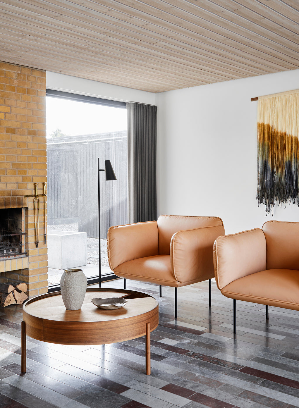 Arc Sofabord (89 cm) - Valnød