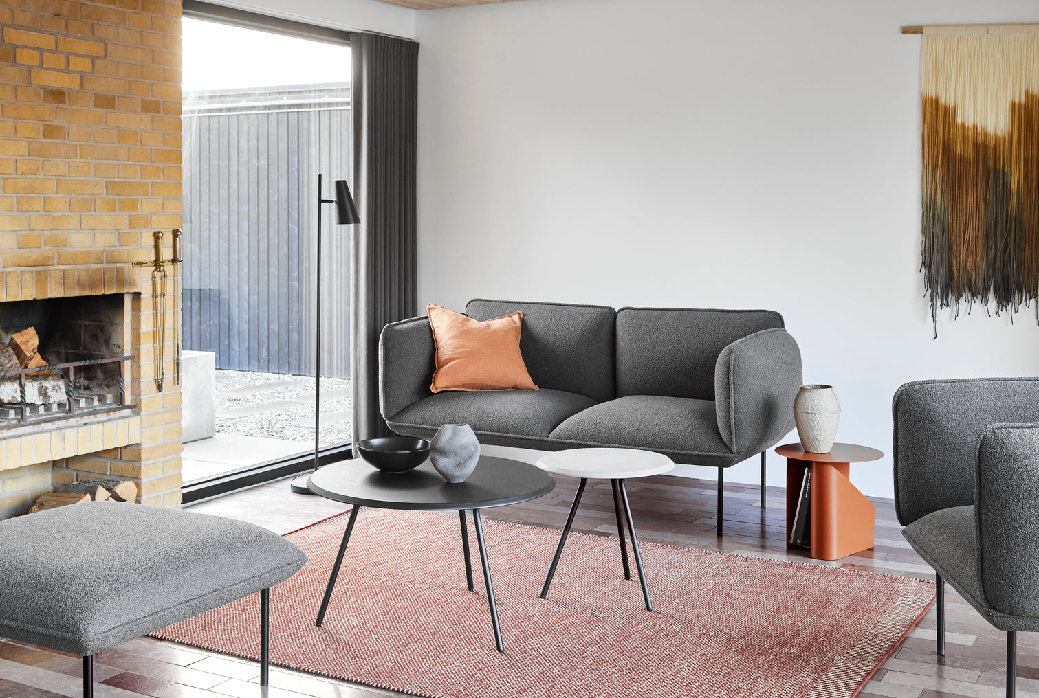 Soround Sofabord - Beton (Ø60 x H40,50)