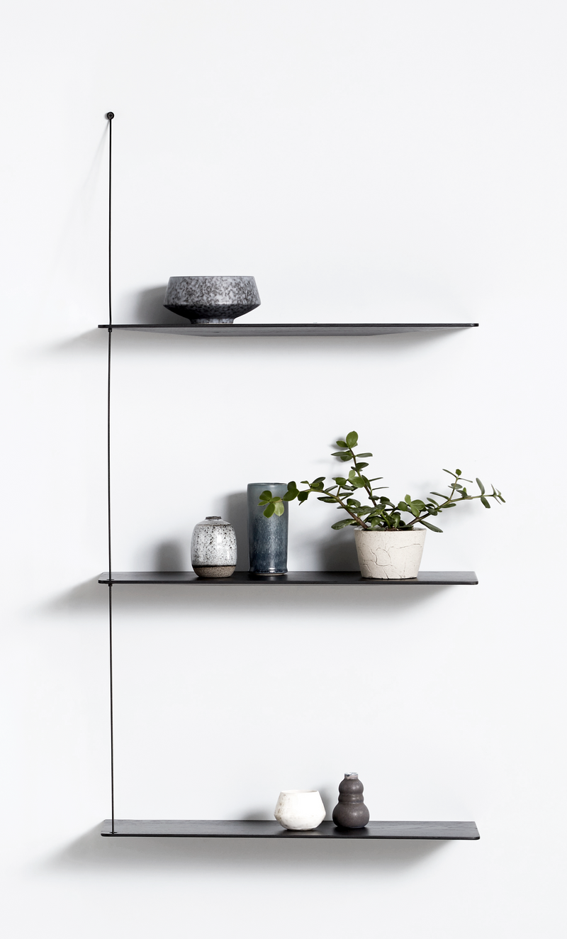 Stedge shelf (60 cm) - Black
