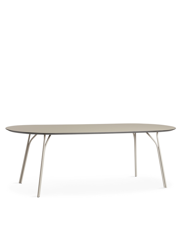 Tree dining table (220 cm) - Beige/beige