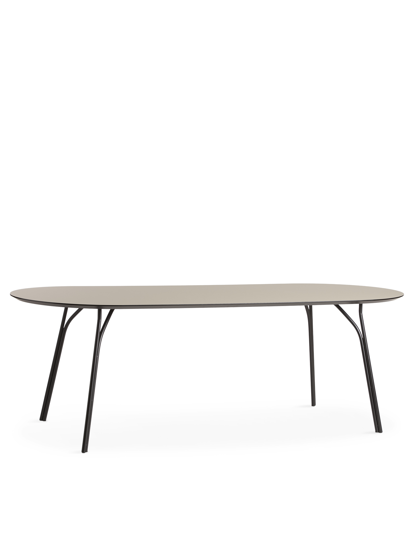 Tree Spisebord (220 cm) - Beige/Sort
